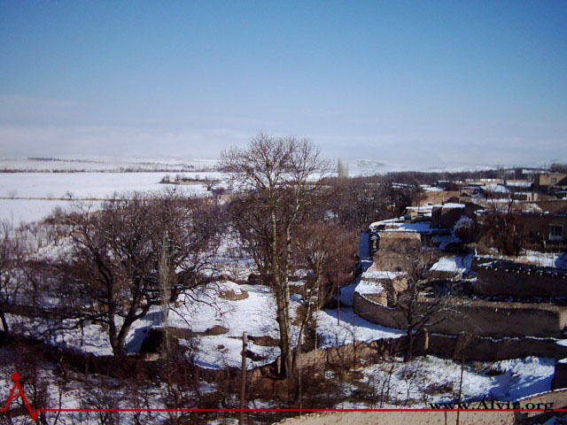 زمستان روستاي الوير ساوه