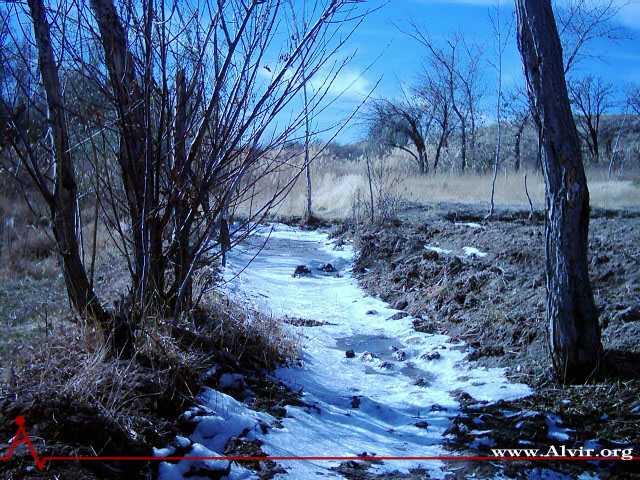 زمستان روستاي الوير ساوه