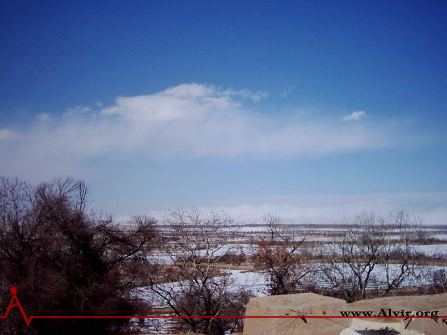 زمستان روستاي الوير ساوه