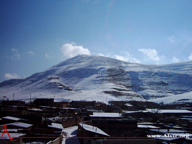 زمستان روستاي الوير ساوه