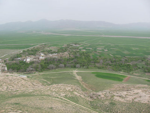 نمايي از روستاي شاه باغي