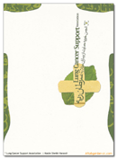 پوستر انجمن خيريه حمايت از بيماران سرطان ريه